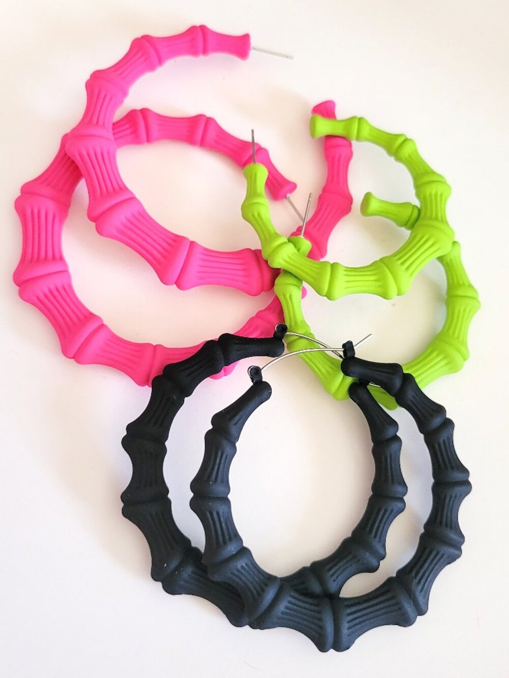 Neon Bamboo Tropical Earring Bundle